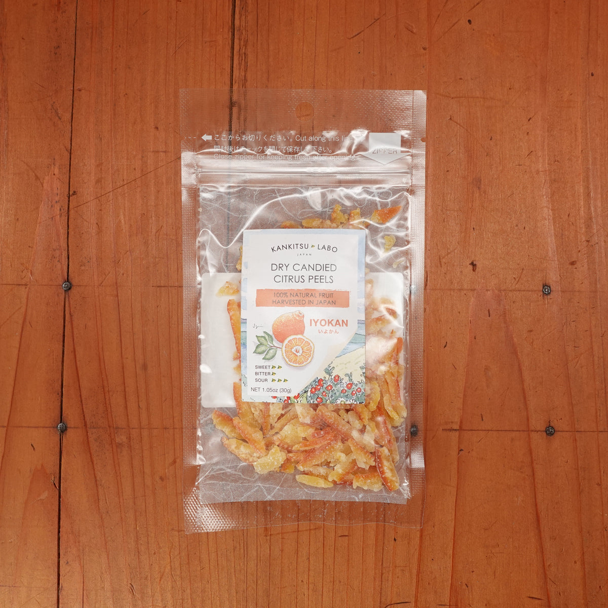 Dry Candied Japanese Citrus Peels - 1.05oz