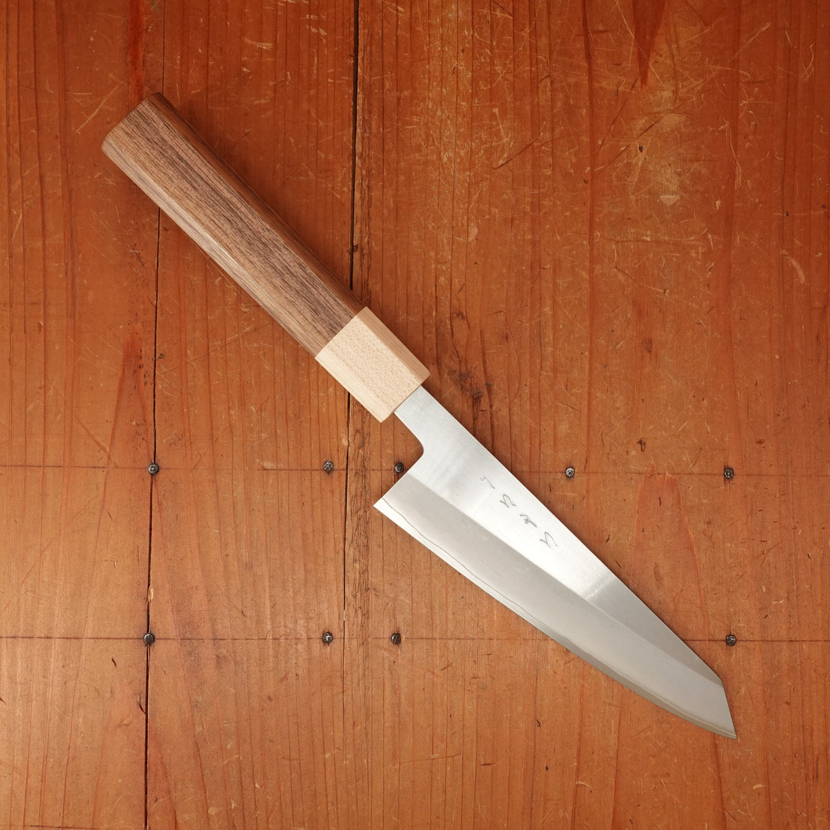 Hitohira TD 150mm Honesuki Kaku SLD Migaki Walnut