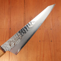 Yakitoriguy x Sakai Takayuki Wa-Garasuki 180mm Yakitori Knife VG10 Suminagashi Urushi Oak Handle