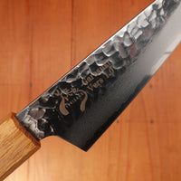 Yakitoriguy x Sakai Takayuki Wa-Garasuki 180mm Yakitori Knife VG10 Suminagashi Urushi Oak Handle