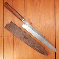 Rolin Knives 280mm Sujihiki 52100 Desert Ironwood and Copper with Saya