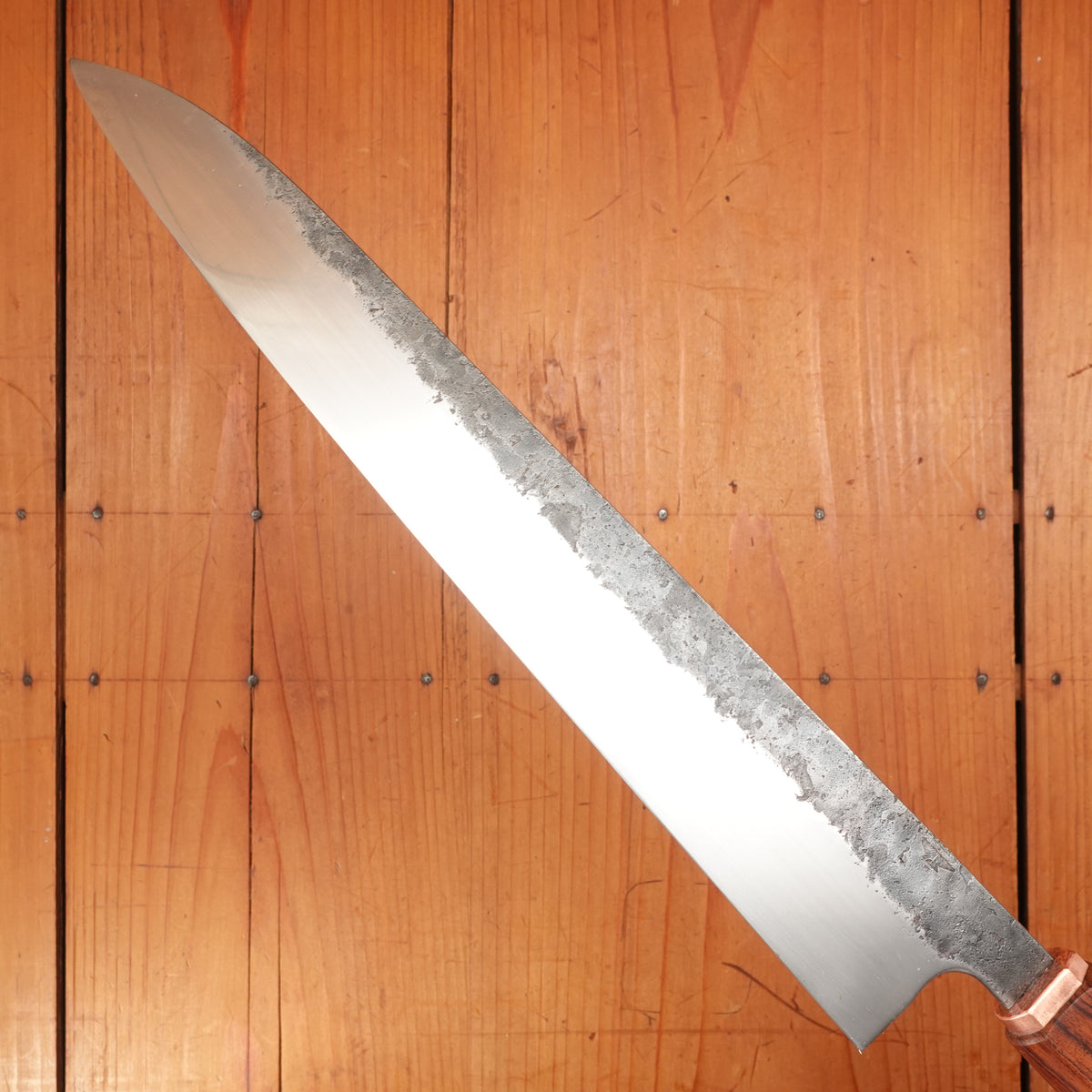 Rolin Knives 280mm Sujihiki 52100 Desert Ironwood and Copper with Saya