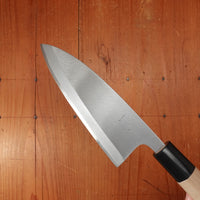 Hitohira Gorobei 150mm Deba Shirogami 3 Ho Wood - LEFTY