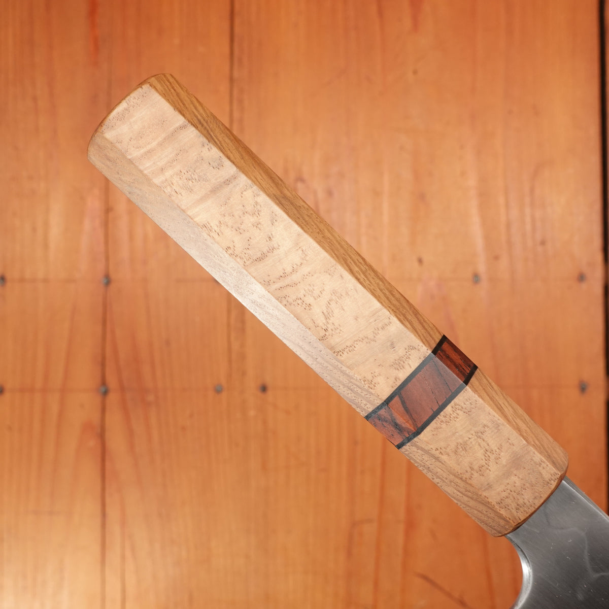 Rolin Knives Honyaki 230mm Gyuto W2 Cocobolo and Oak