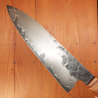 Rolin Knives GoMai 210mm Chef 52100 Curly Maple