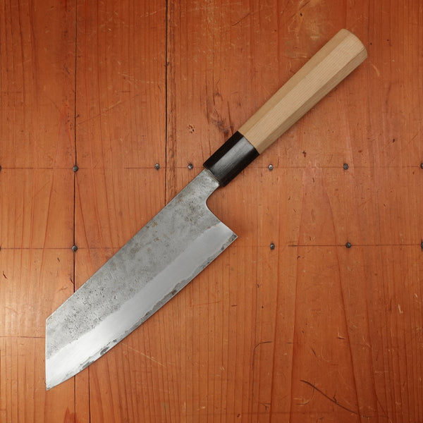 Trade In Sakai Kikumori 180mm Kiritsuke Santoku Aogami 2 Nashiji with Box