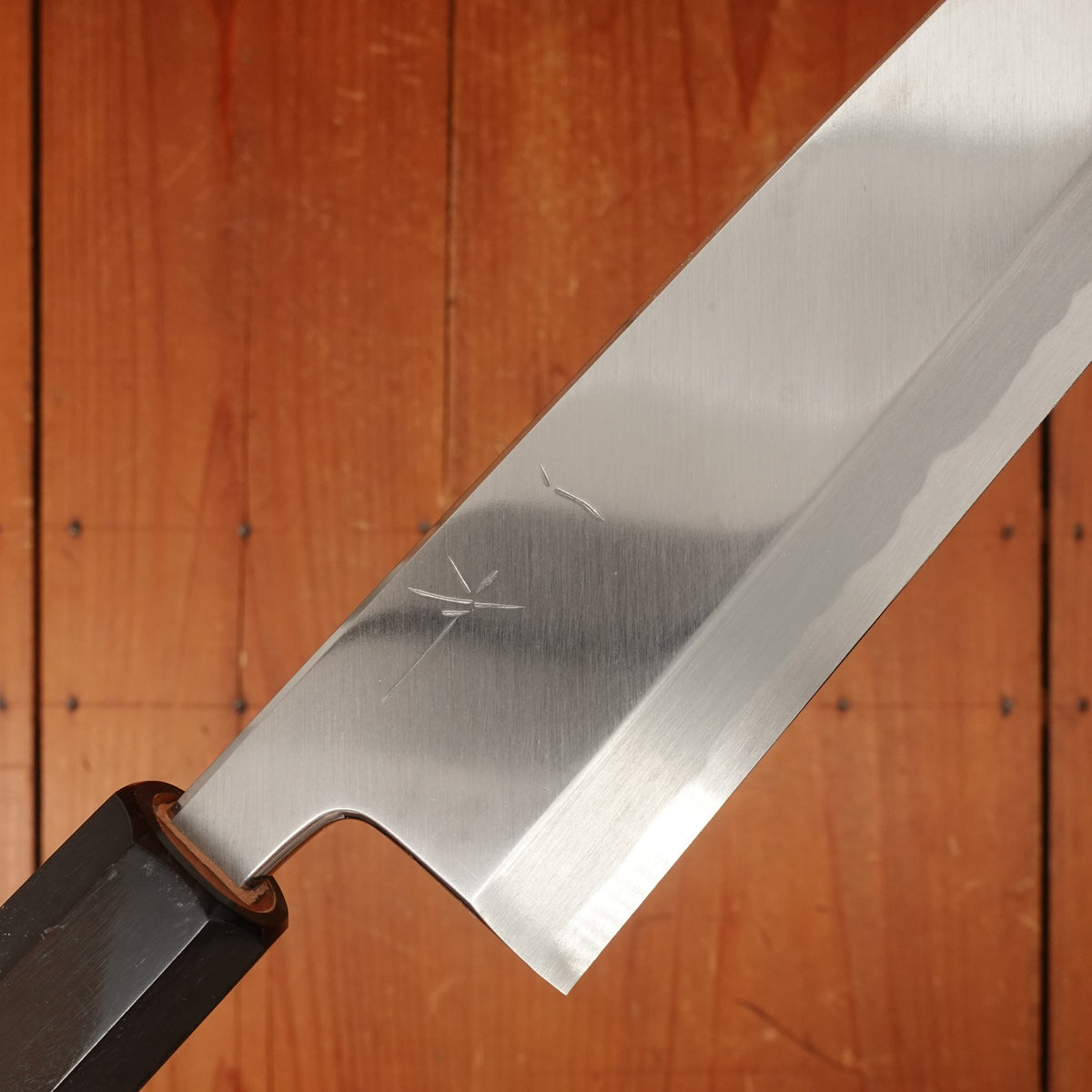 Hitohira Tanaka Manzo 210mm Mioroshi Deba Shirogami 2 Ho Wood with Saya