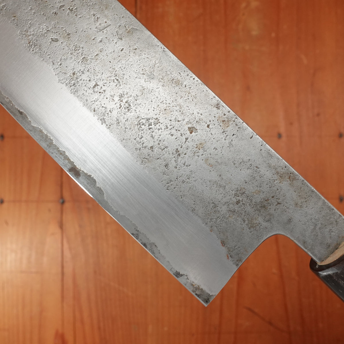 Trade In Sakai Kikumori 180mm Kiritsuke Santoku Aogami 2 Nashiji with Box