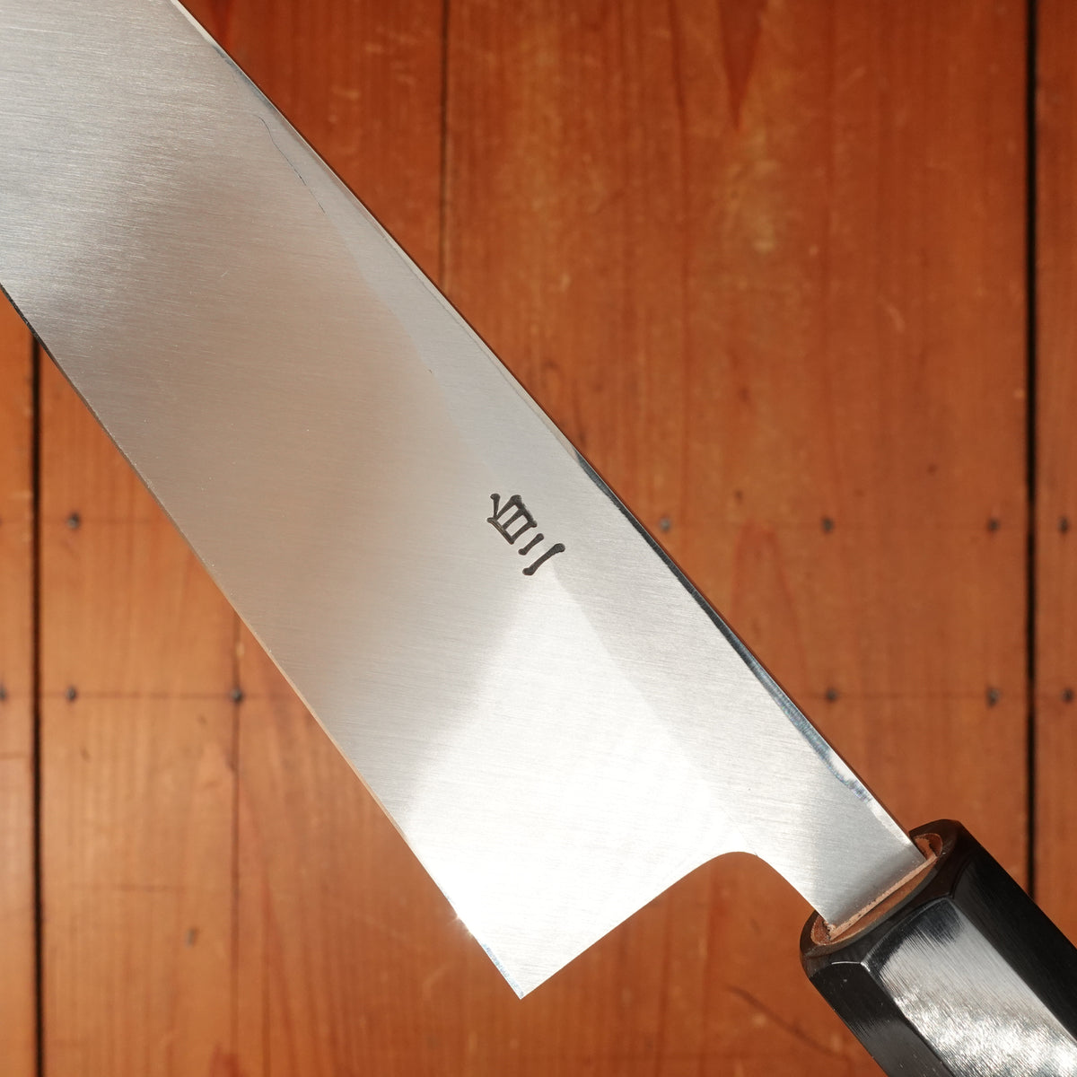 Hitohira Tanaka Manzo 210mm Mioroshi Deba Shirogami 2 Ho Wood with Saya