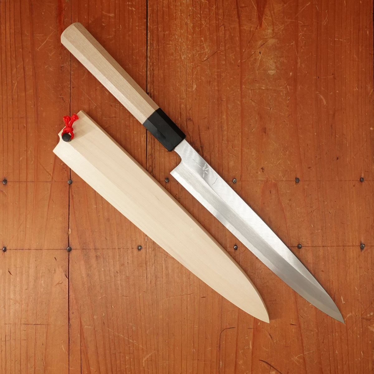 Hitohira Nakagawa Manzo 210mm Yanagi Aogami 2 Ho Wood with Saya
