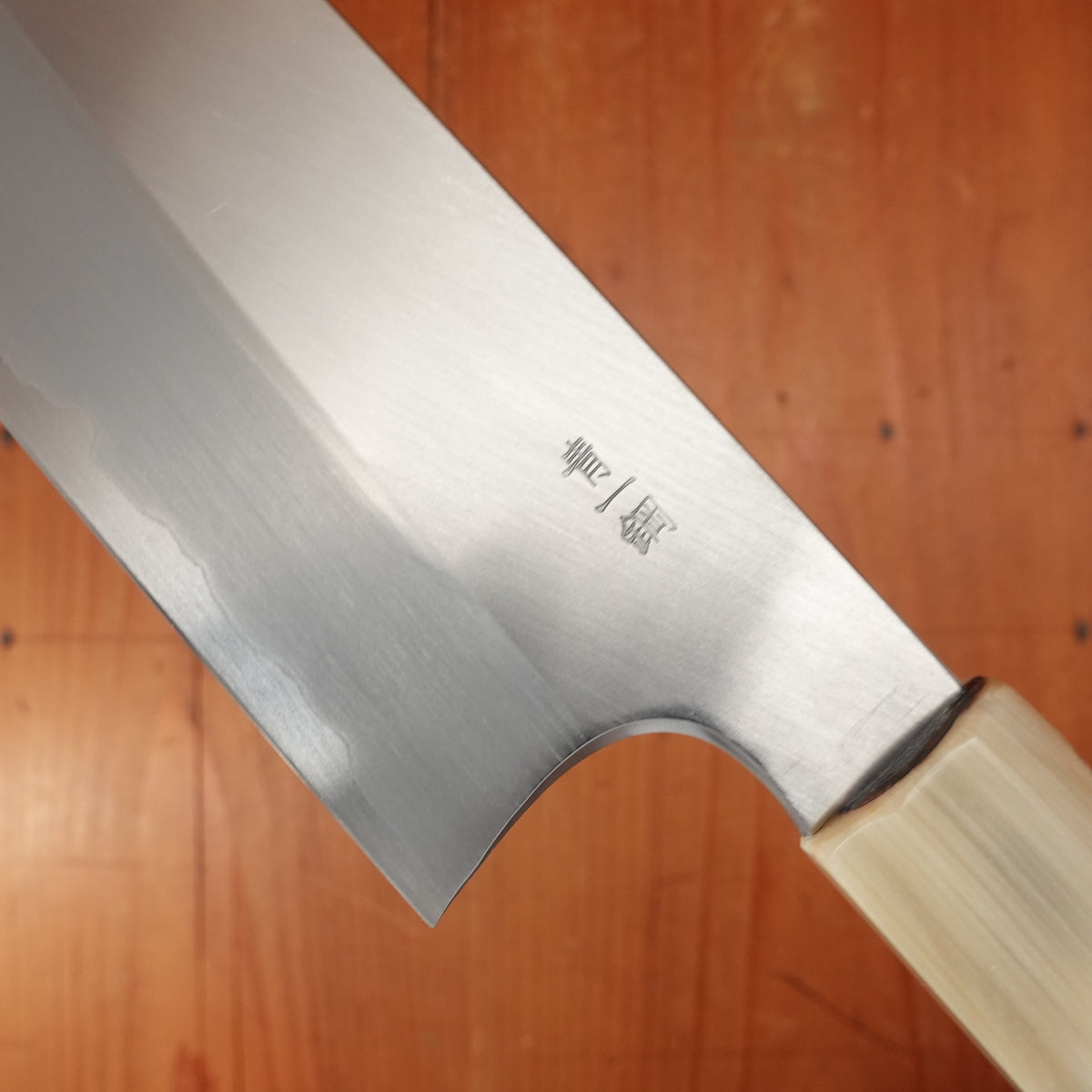 Trade In Hitohira Togashi 240mm Gyuto Stainless Clad Aogami 1 Zircote W Saya & Box