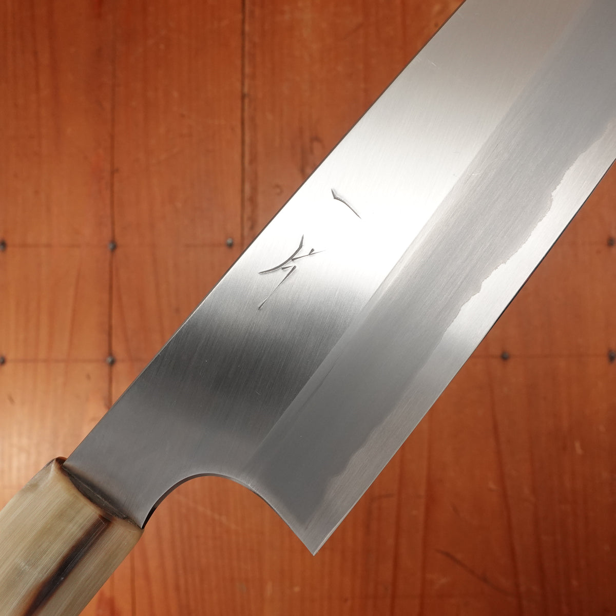 Trade In Hitohira Togashi 240mm Gyuto Stainless Clad Aogami 1 Zircote W Saya & Box