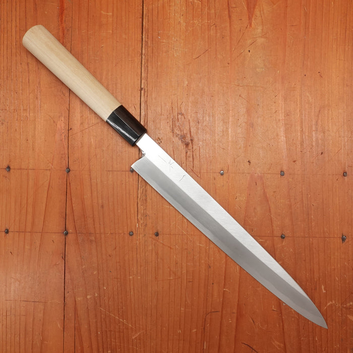 Hitohira Kikuchiyo Manzo 240mm Yanagi Ginsanko Ho Wood Handle (D-Shape)