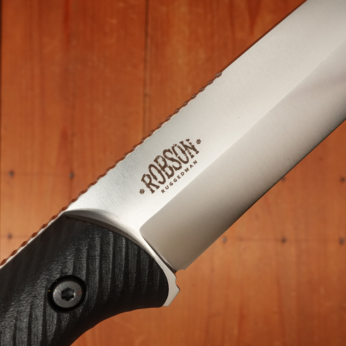 MOKI Berg Robson Ruggedman 115mm Fixed Blade Linen Micarta Handle
