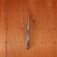 Des Horn 3" Twist Pattern Damasteel Damascus Linerlock Custom