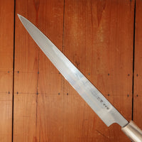 Hitohira Togashi 300mm Yanagi Shirogami 1 Notaremon Mizu Honyaki Ziricote Handle with Saya