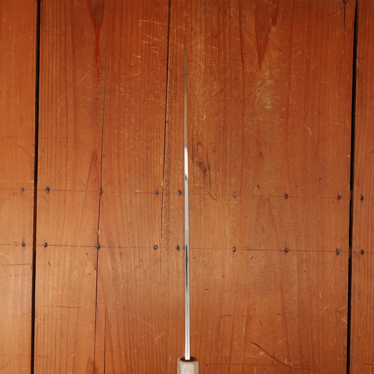 Hitohira Togashi 300mm Yanagi Shirogami 1 Notaremon Mizu Honyaki Ziricote Handle with Saya