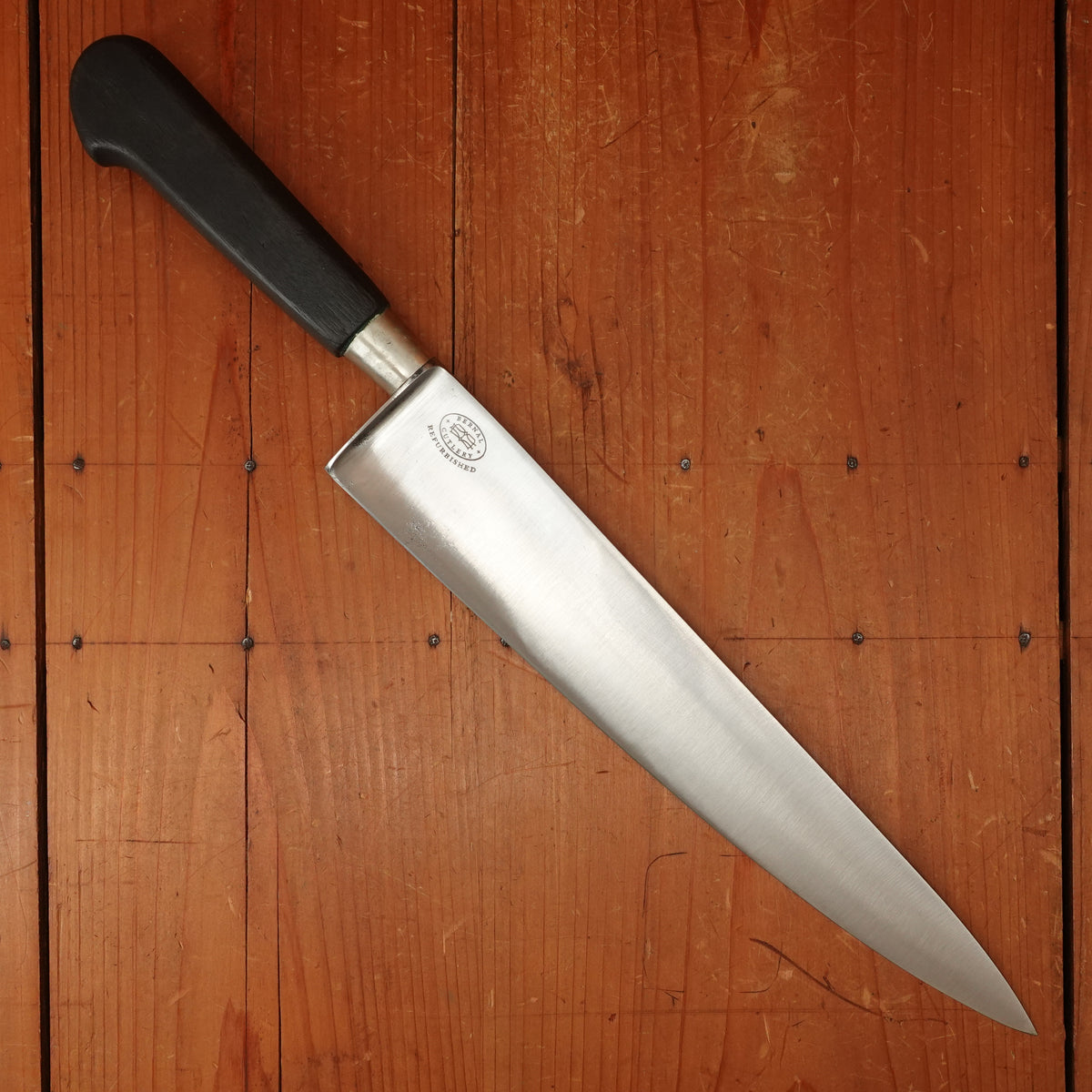 Nogent "Hand Forged" 12" Chef Knife Carbon Steel Walnut Nogent 1950s-60s