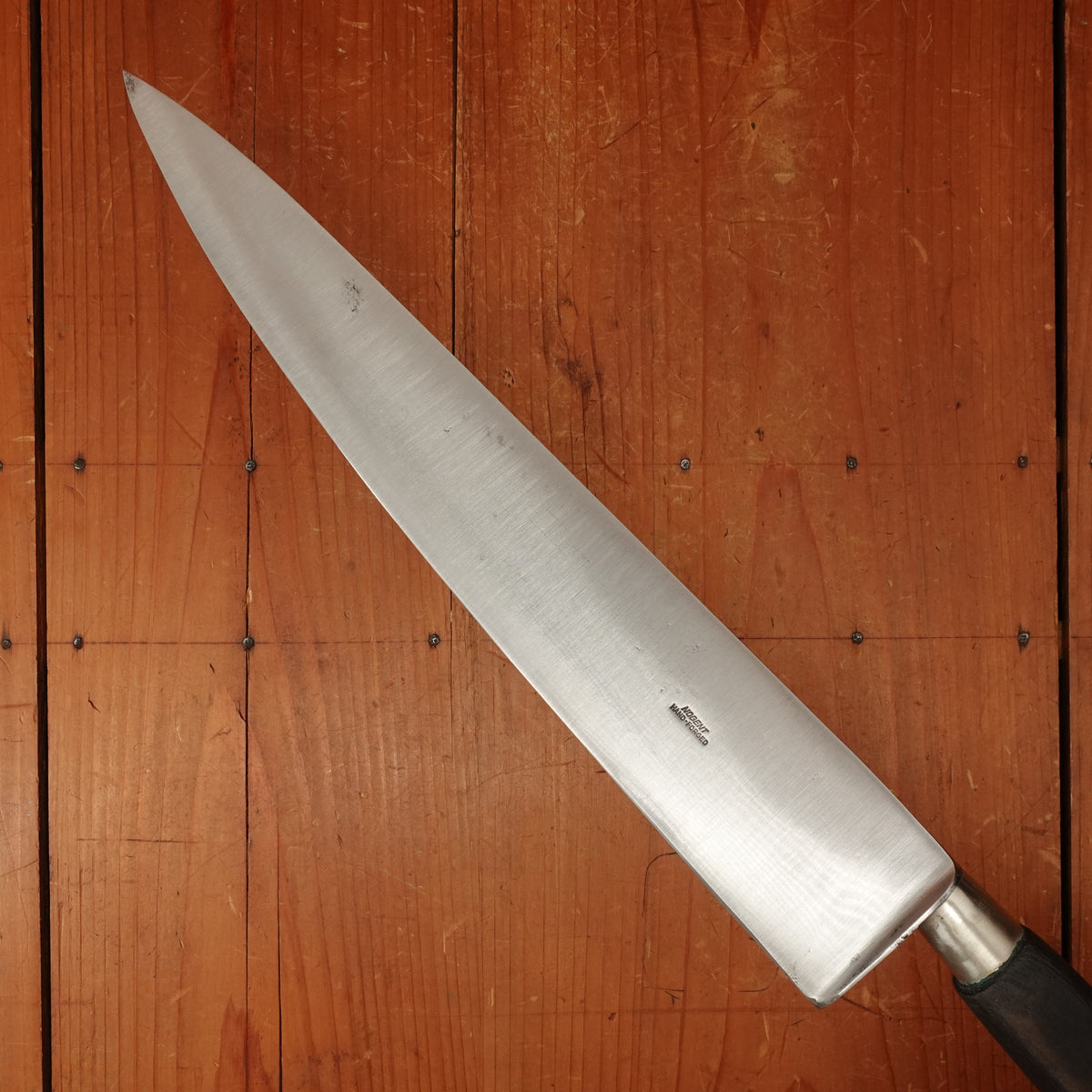 Nogent "Hand Forged" 12" Chef Knife Carbon Steel Walnut Nogent 1950s-60s