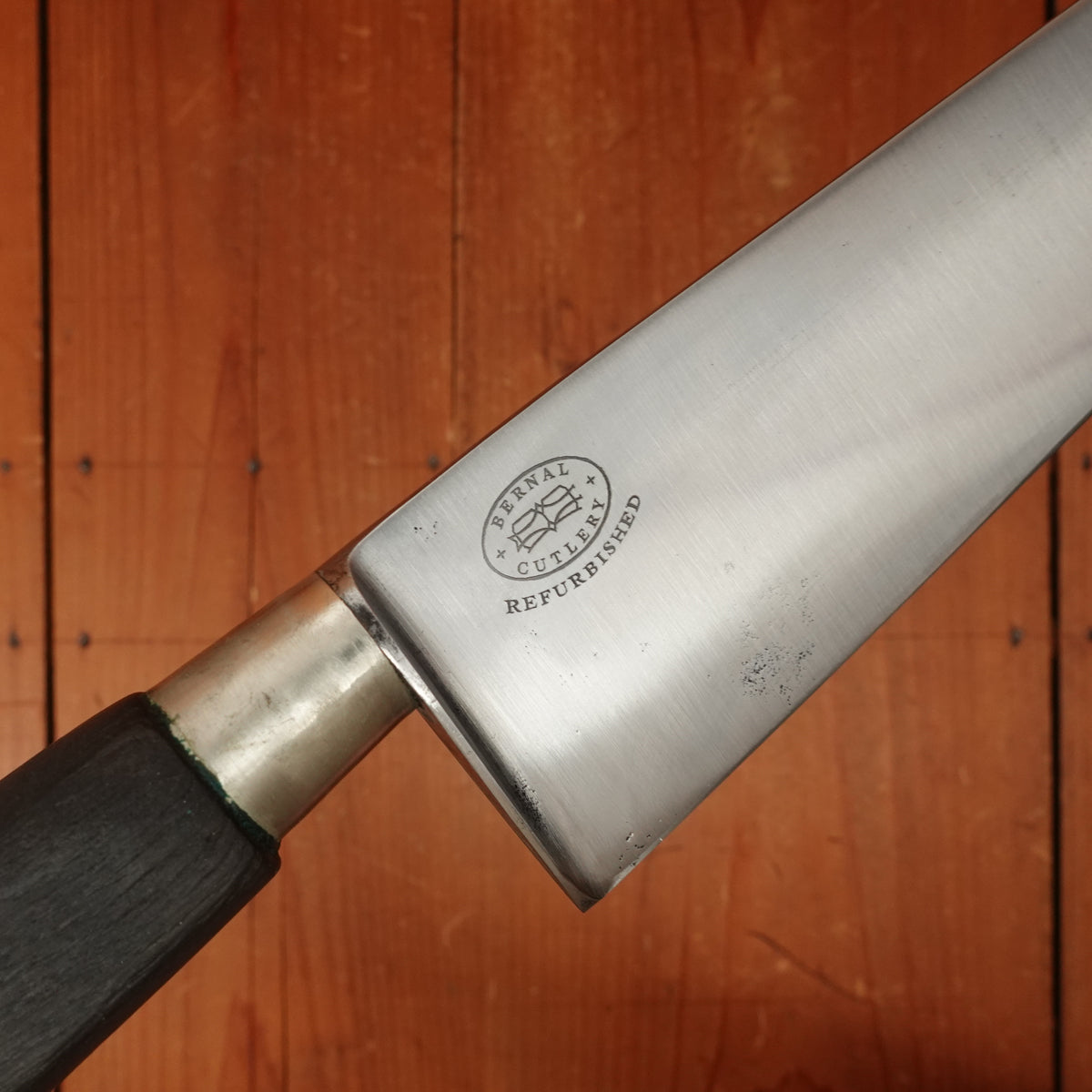 Nogent "Hand Forged" 12" Chef Knife Carbon Steel Walnut Nogent 1950s-60s