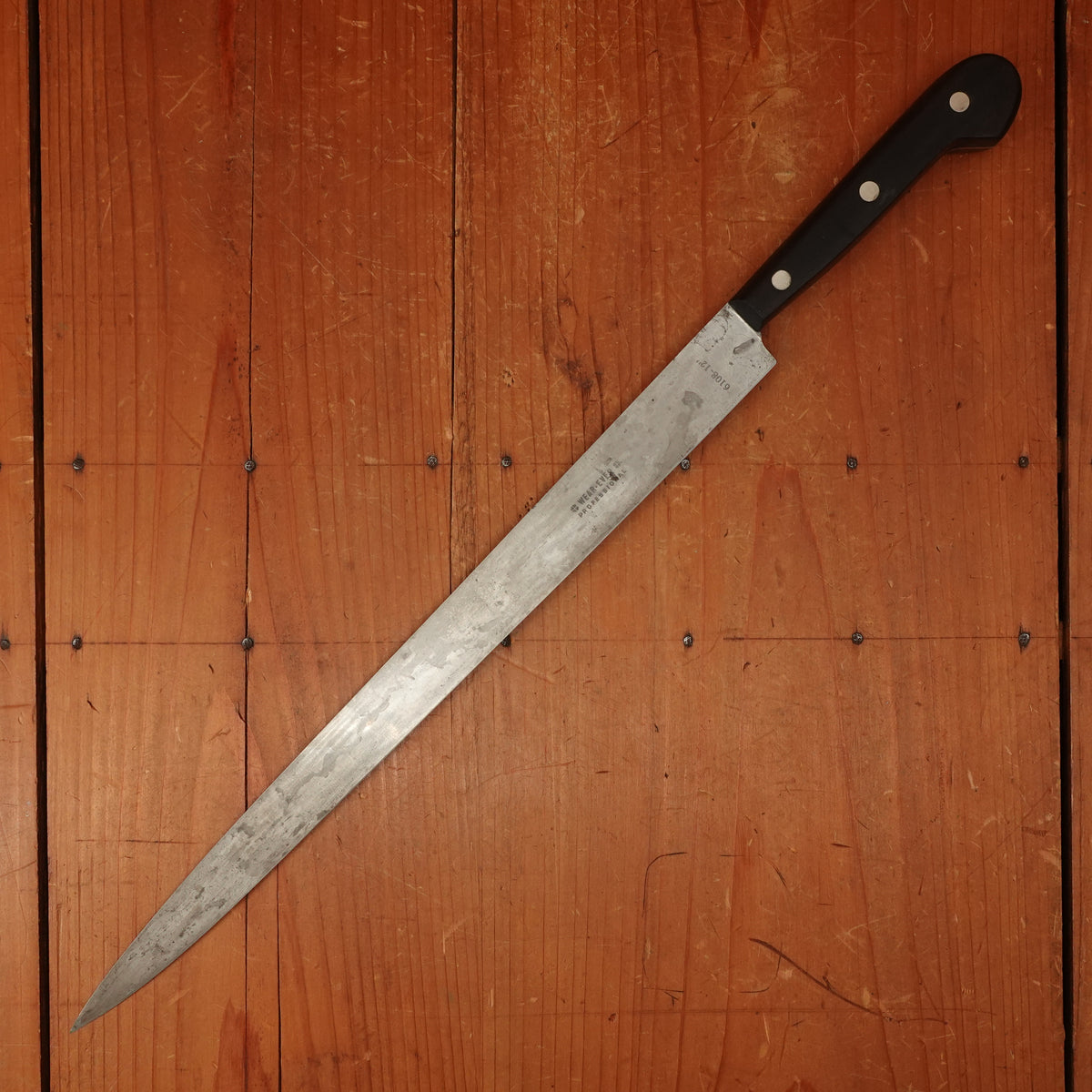 Wear Ever 12.5" Flexible Slicer Carbon & Rosewood USA 1950s-60s