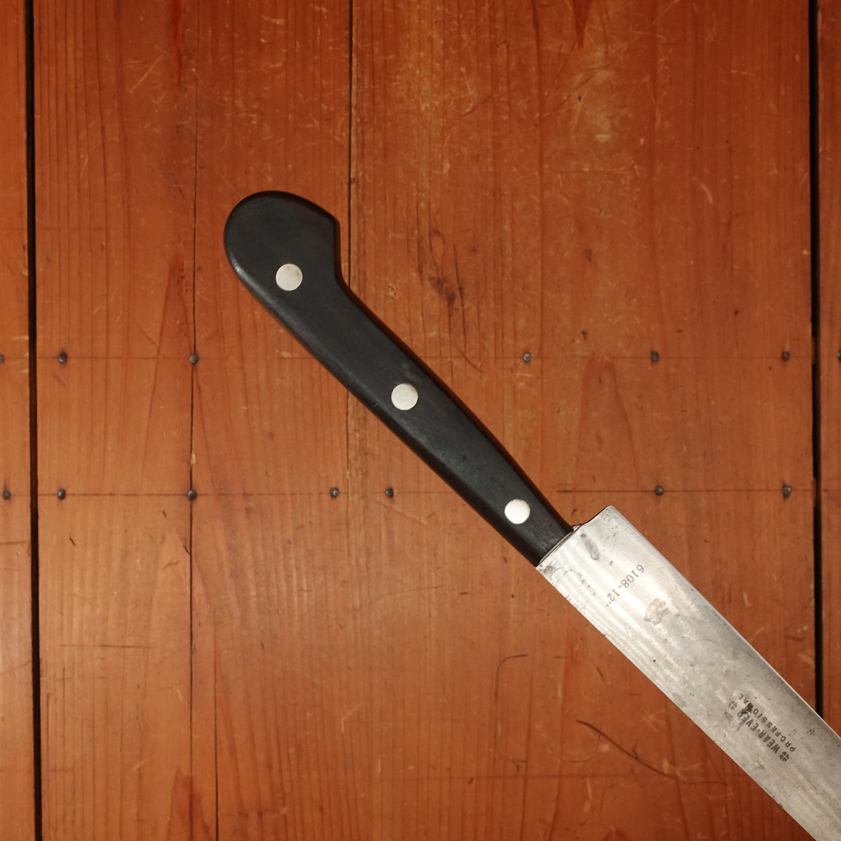 Wear Ever 12.5" Flexible Slicer Carbon & Rosewood USA 1950s-60s