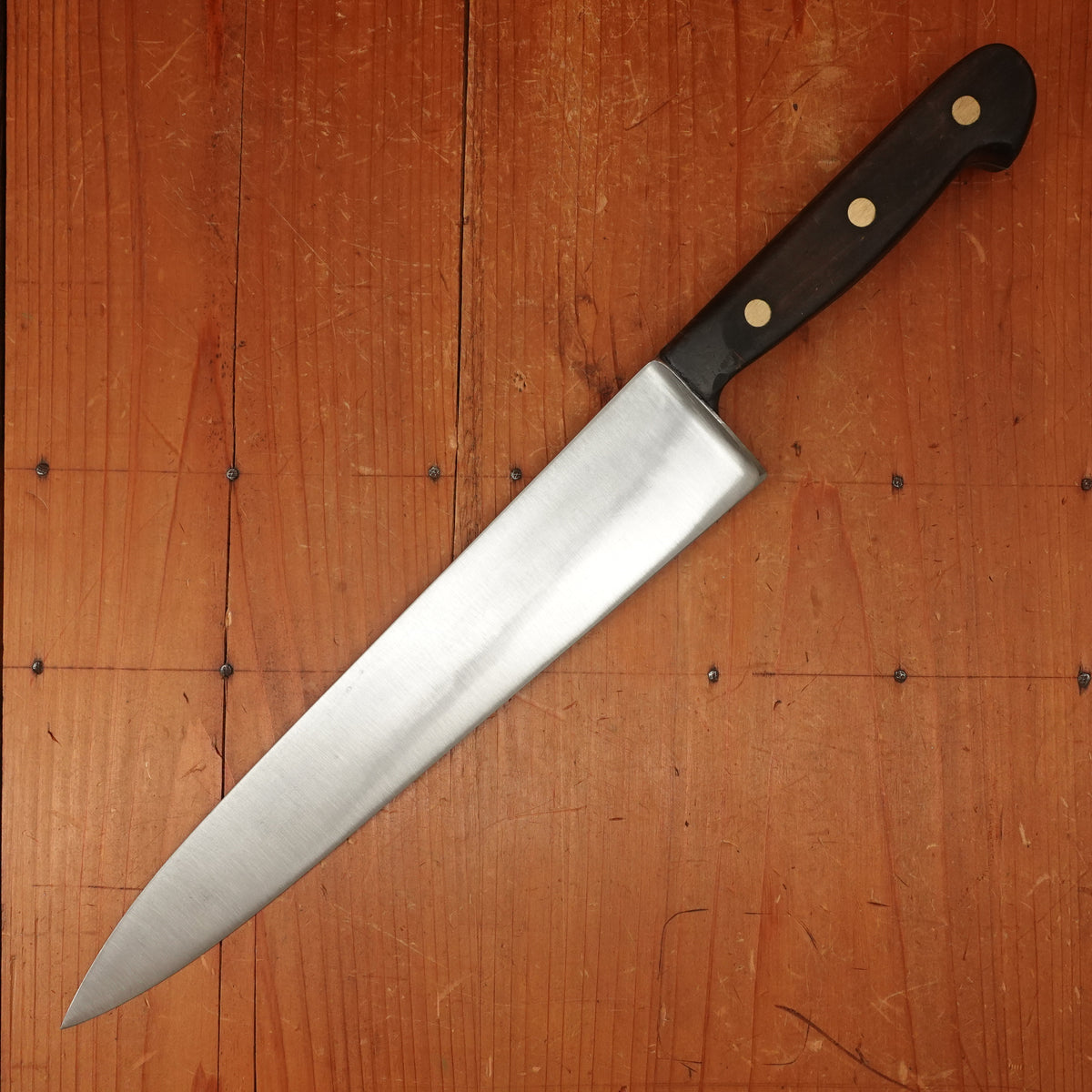 Sword & Shield German 10.5" Forged Carbon Steel Chef Knife 1960s