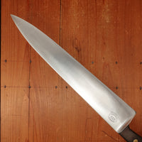 Sword & Shield German 10.5" Forged Carbon Steel Chef Knife 1960s