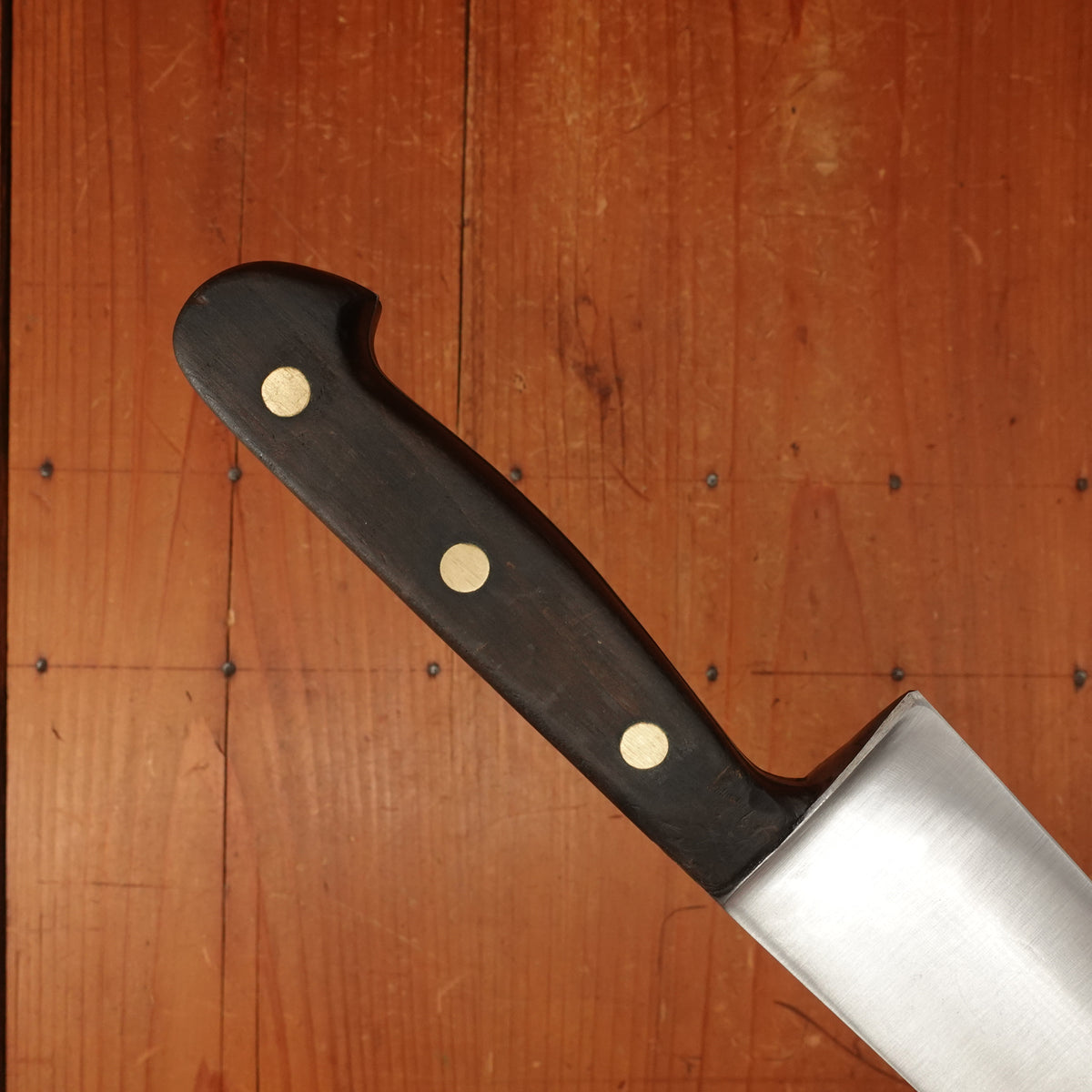 Sword & Shield German 10.5" Forged Carbon Steel Chef Knife 1960s