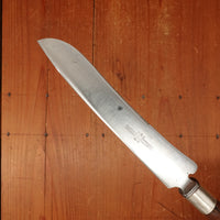 Joseph Rodgers & Sons Bread Knife Carbon Steel Carved Wheat Handle Sheffield 1920s?