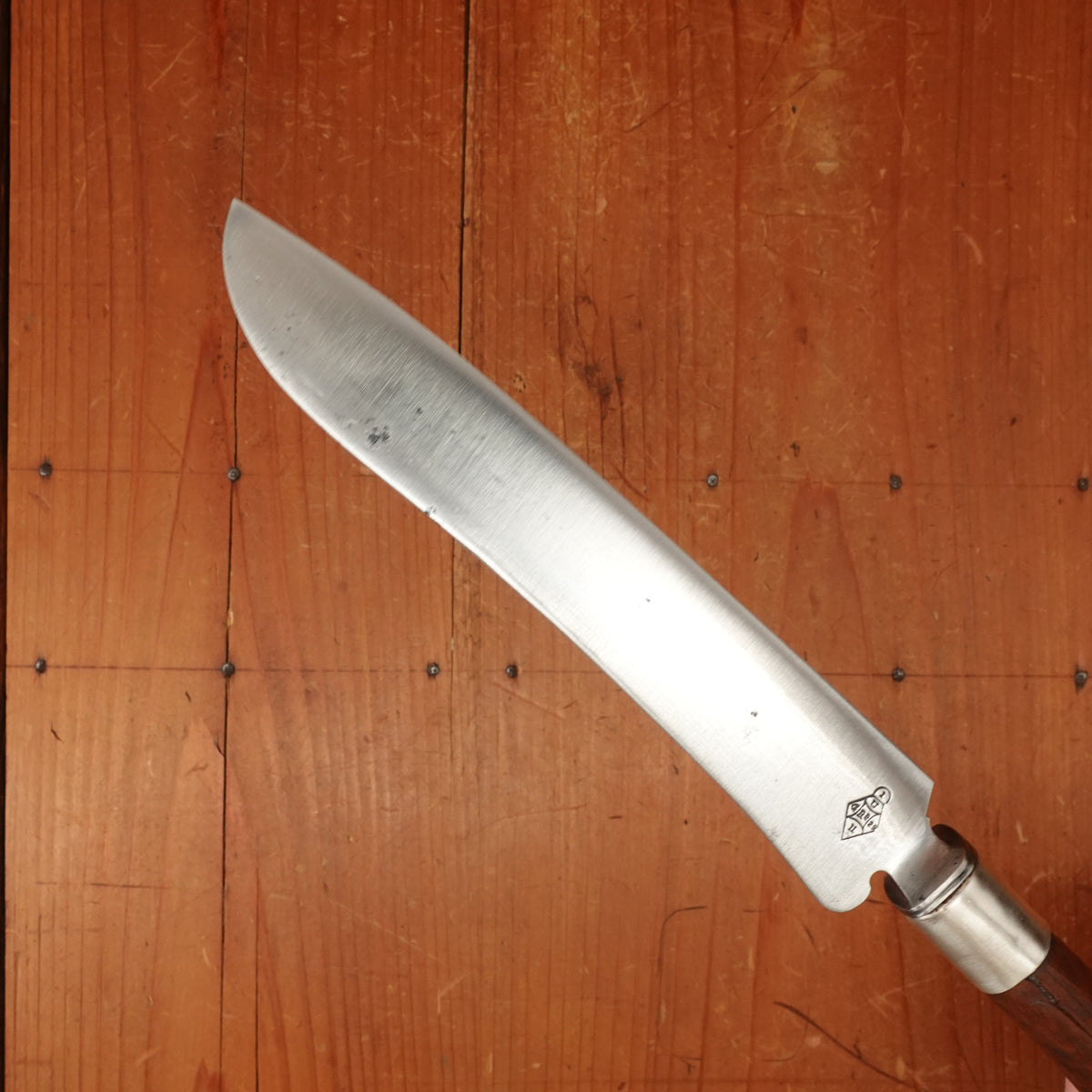 Joseph Rodgers & Sons Bread Knife Carbon Steel Carved Wheat Handle Sheffield 1920s?