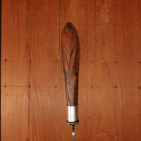 Joseph Rodgers & Sons Bread Knife Carbon Steel Carved Wheat Handle Sheffield 1920s?