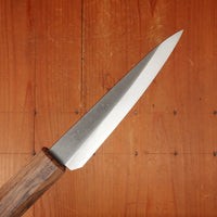 Bernal Cutlery x Konosuke GS+ 140mm Ko-Sabaki SLD Kurouchi Khii Laurel Handle with Leather Sheath