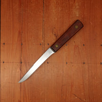 Utica? 6" "Fish Fillet Knife" Carbon Steel Rosewood USA 1930s-60s