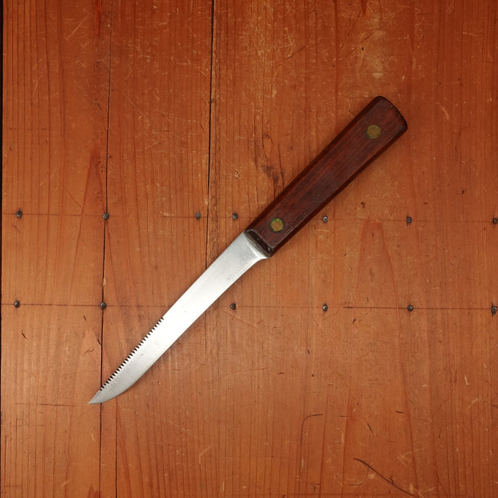 Utica? 6" "Fish Fillet Knife" Carbon Steel Rosewood USA 1930s-60s