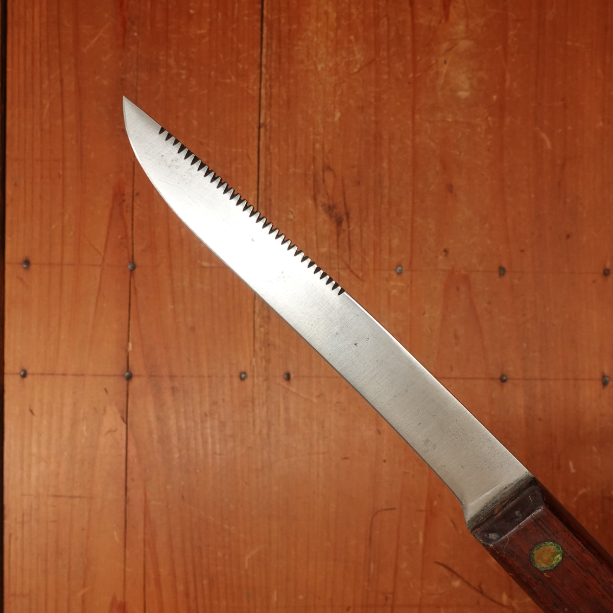 Utica? 6" "Fish Fillet Knife" Carbon Steel Rosewood USA 1930s-60s