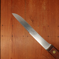 Utica? 6" "Fish Fillet Knife" Carbon Steel Rosewood USA 1930s-60s