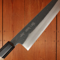 Sakai Kikumori Nakagawa x BC 240mm Gyuto Shirogami 1 Kurouchi Ho Wood with Saya