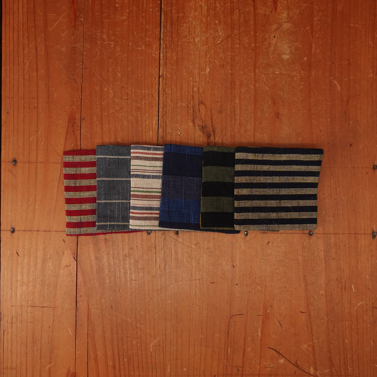 Harappa Aizu Cotton Coasters - Set of 6 MINI