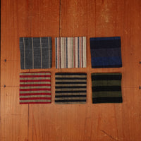 Harappa Aizu Cotton Coasters - Set of 6 MINI