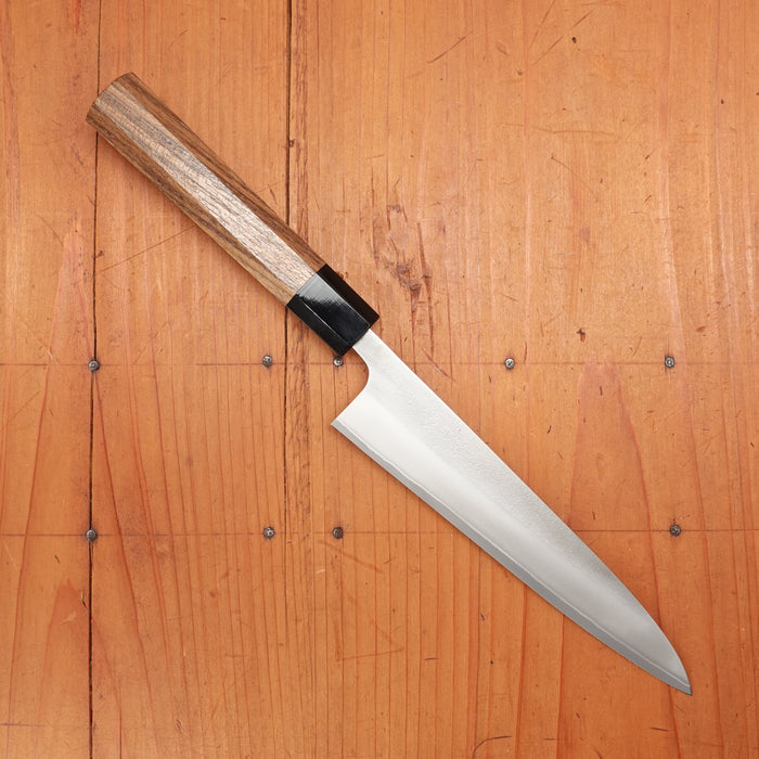 Yoshikane Hamono 150mm Petty Shirogami 2 Nashiji Teak Handle