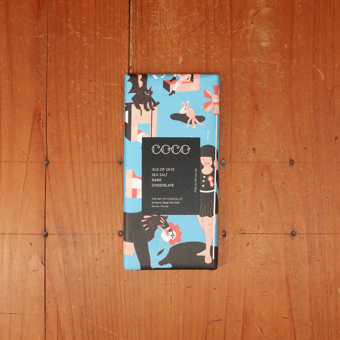 Isle of Skye Sea Salt Dark Chocolate Bar 80g