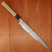 Sakai Kikumori Kikuzuki Uzu 270mm Yanagi Aogami 1 wth Saya