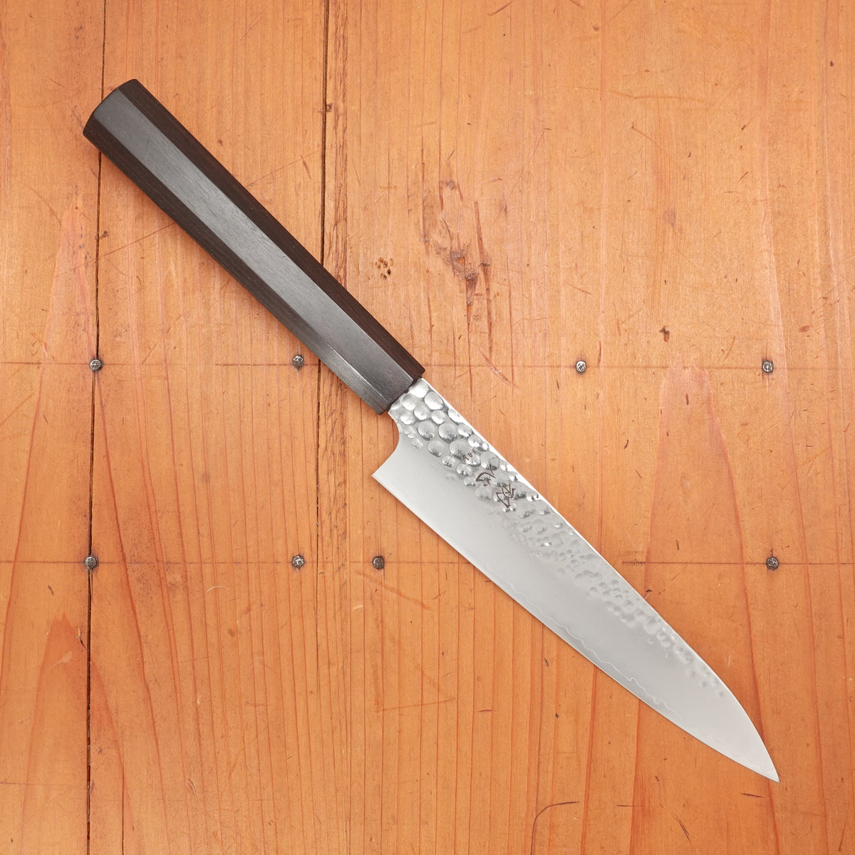 Hatsukokoro Hayabusa 150mm Petty VG10 Tsuchime San Mai Ebony Handle