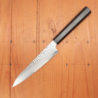 Hatsukokoro Hayabusa 150mm Petty VG10 Tsuchime San Mai Ebony Handle