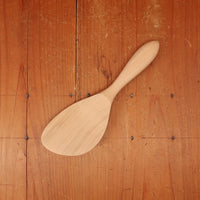 Miyajima Rice Paddle with Angled Shape and Rounded Handle