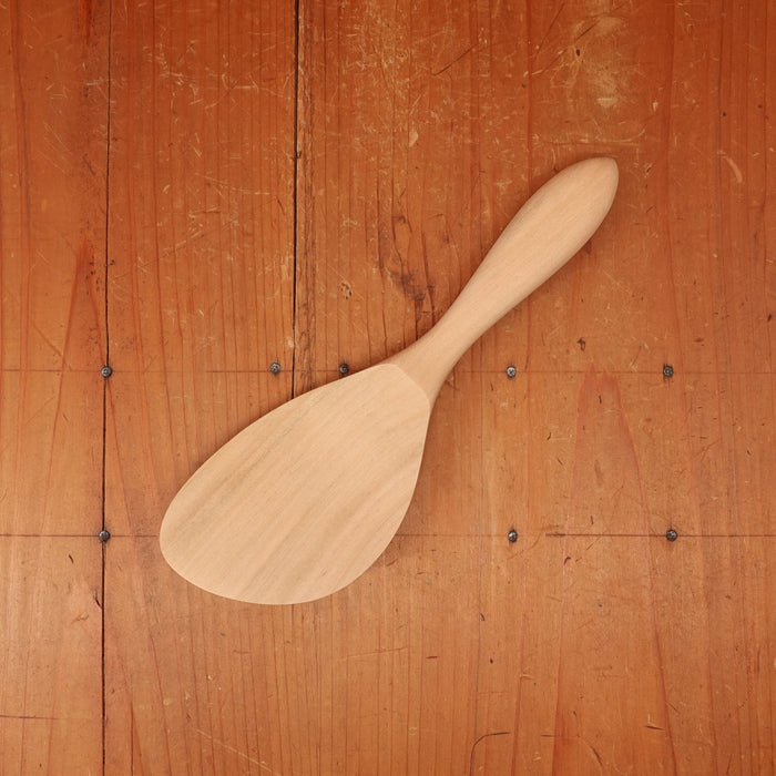 Miyajima Rice Paddle with Angled Shape and Rounded Handle