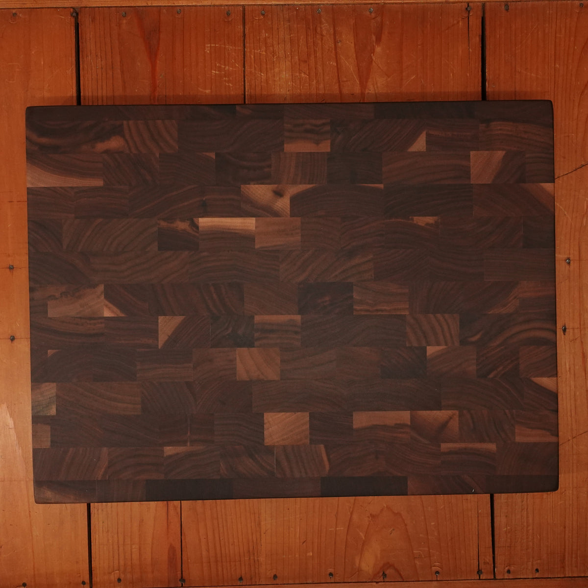 Jones Timber Collection Medium End Grain Cutting Board - Walnut