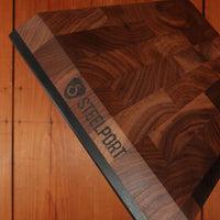 SteelCore End-Grain Walnut Board 9x6"