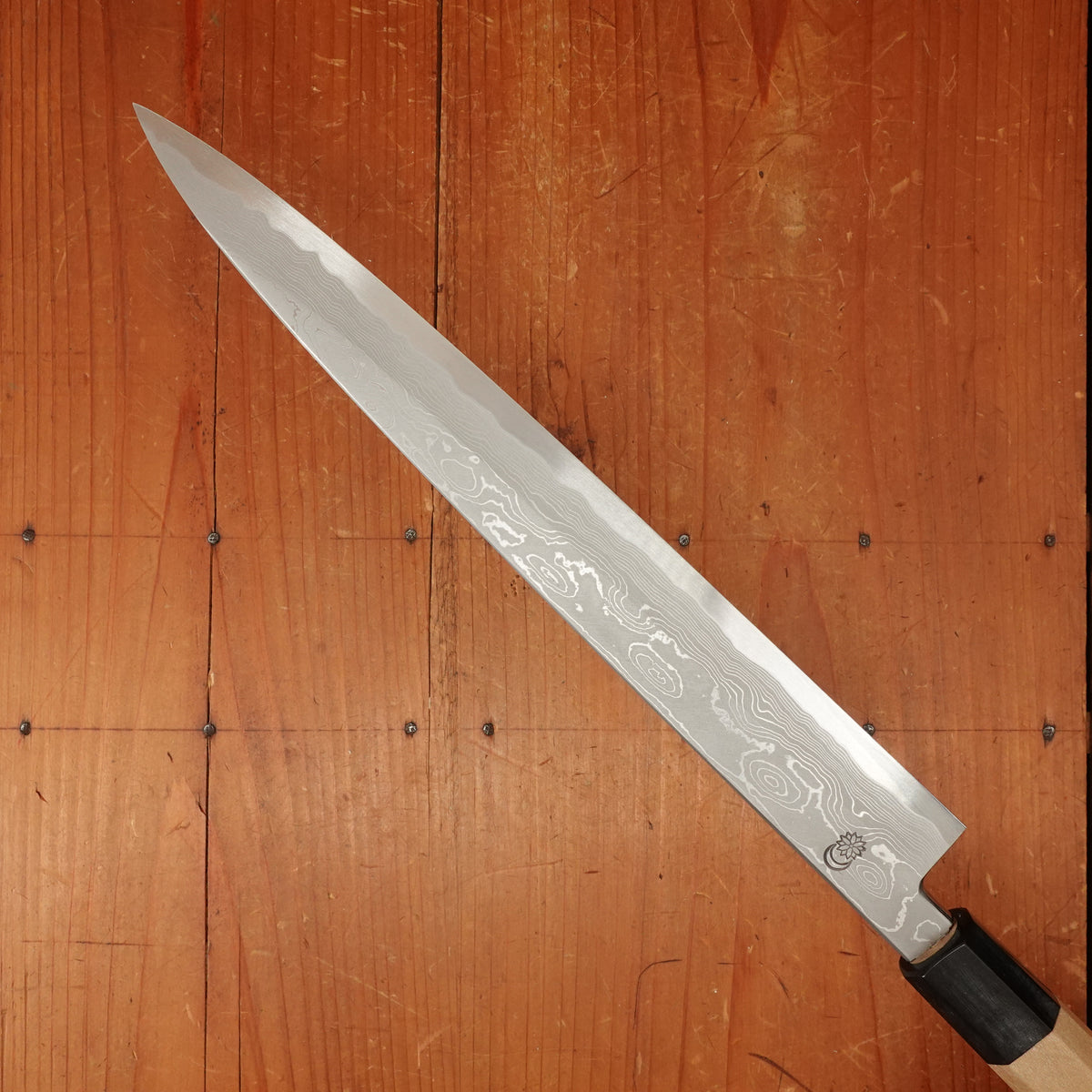 Sakai Kikumori Kikuzuki Uzu 270mm Yanagi Aogami 1 wth Saya